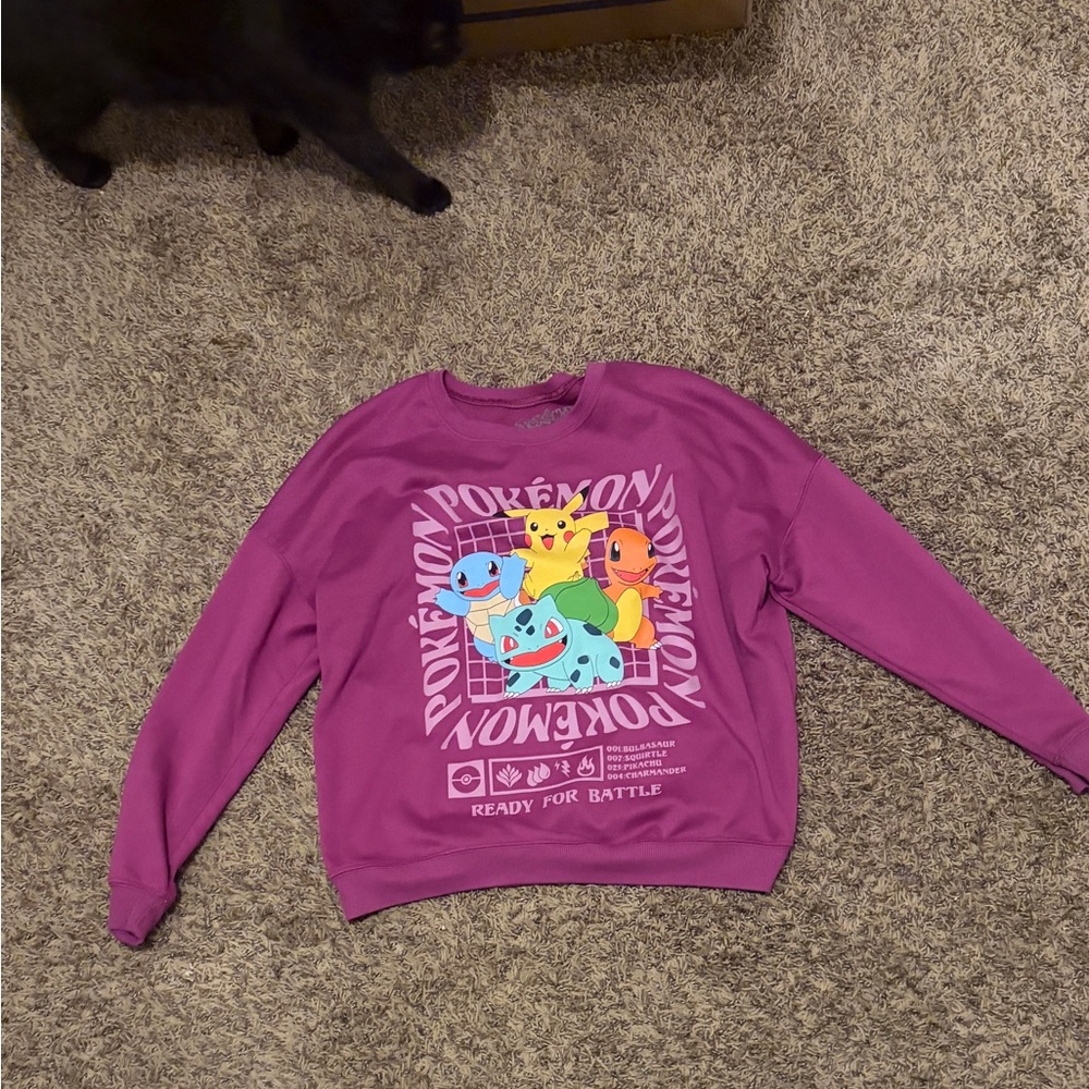 Pokemon  Magenta Sweatshirt